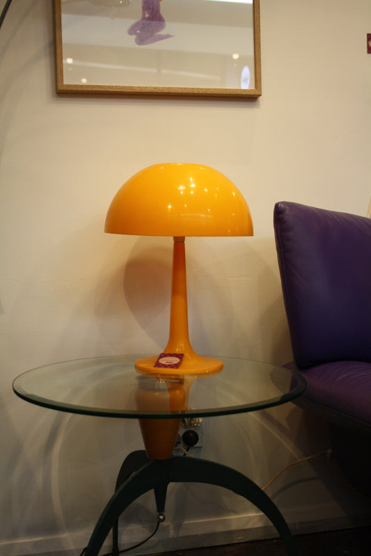 Mushroom Lamp in Yellow Orange