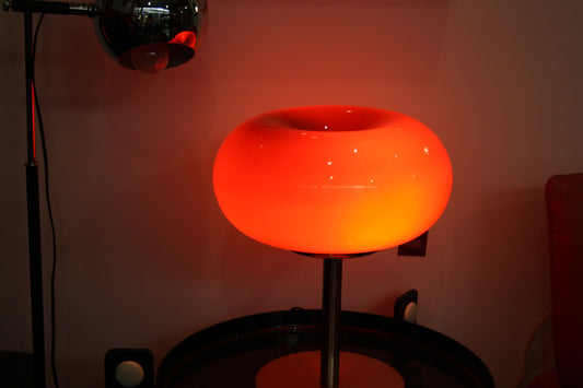 Donut Red Glass Lamp