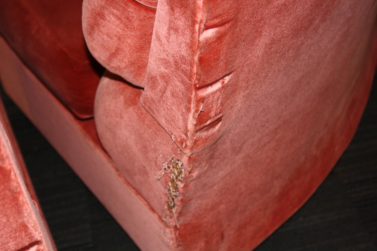 Pink Velvet Modular Sofa