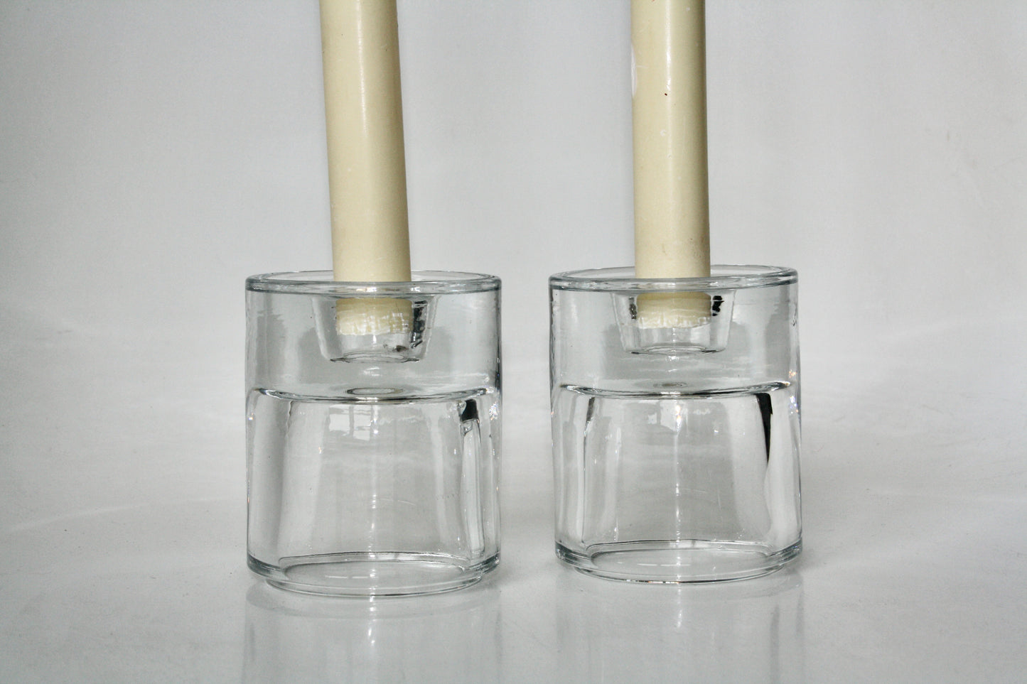 Heavy Glass Candlestick/Tea light candle holder