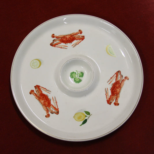 Vintage World's Finest Ironstone Ovenproof Dipping Plate