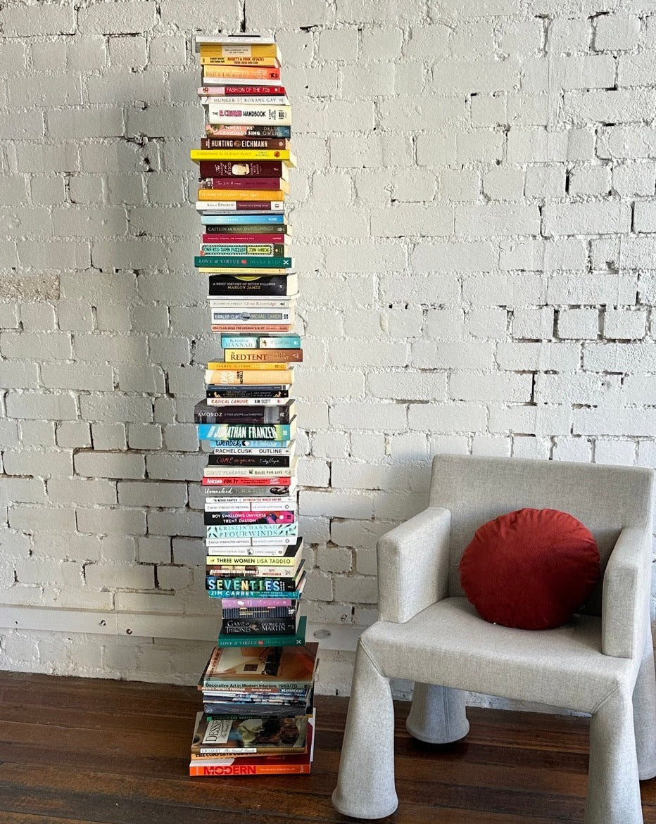 Floating Vertical Bookshelf