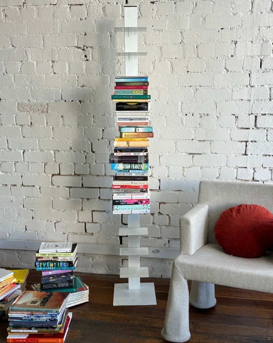 Floating Vertical Bookshelf