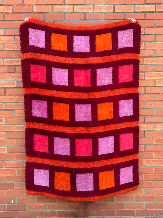 Funky Colourful 70s Rug