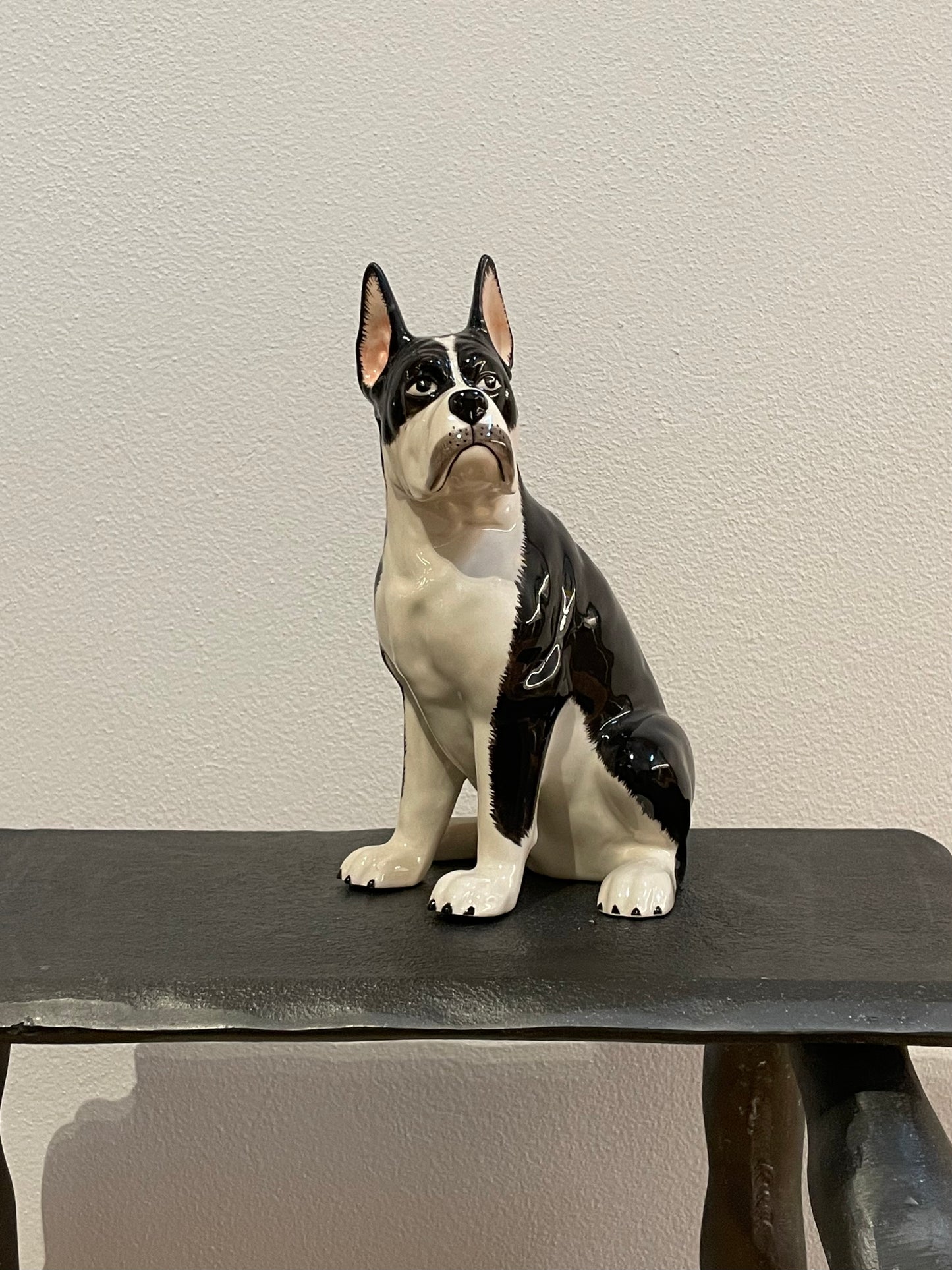 Ceramic 'Boxer' Dog Sculpture