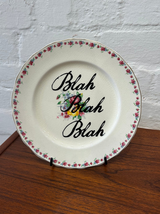 Blah Blah Blah Plate