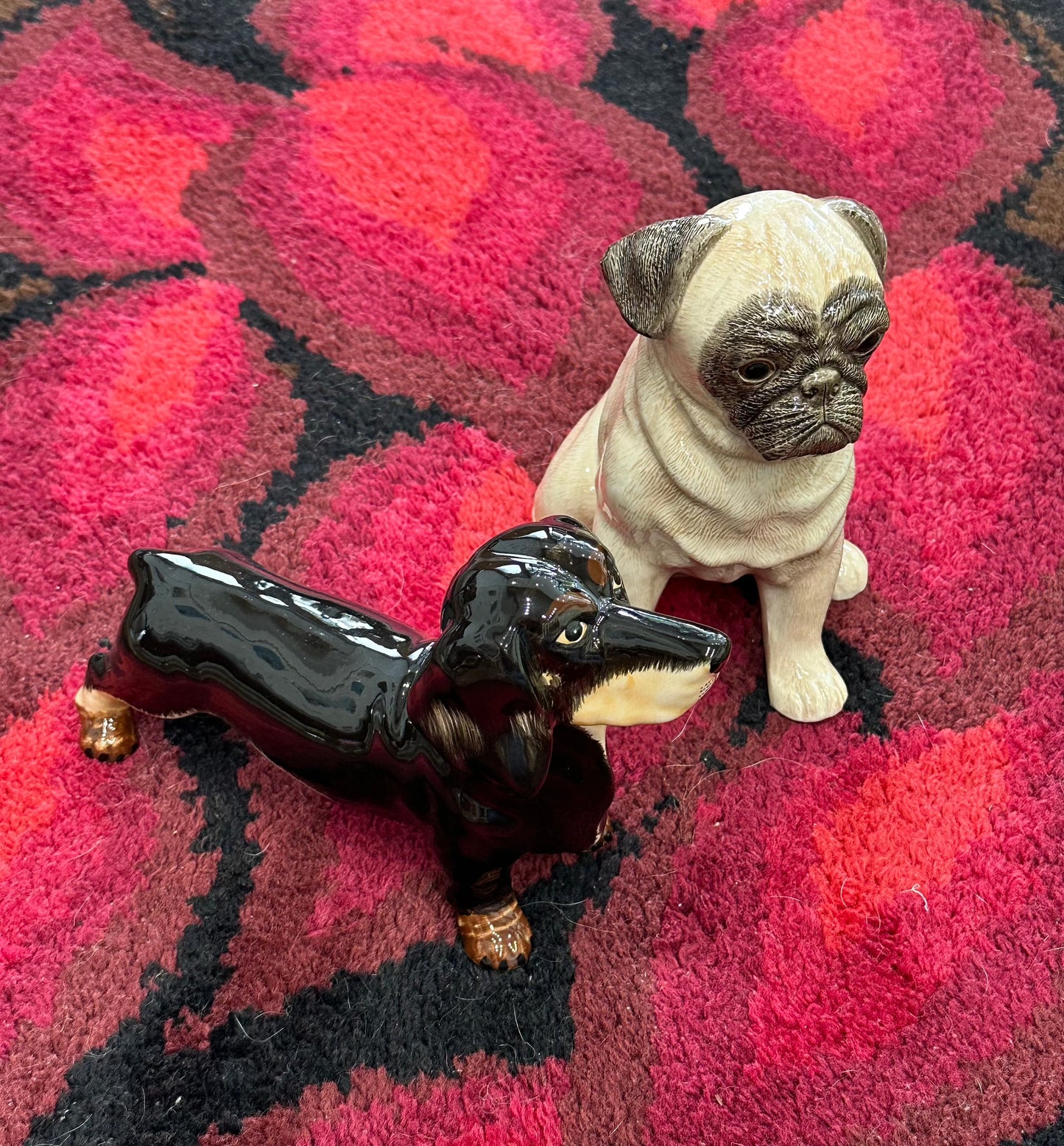 Ceramic 'Dachshund' Dog Sculpture
