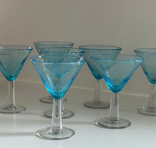 Set of 7 Cocktail Glasses