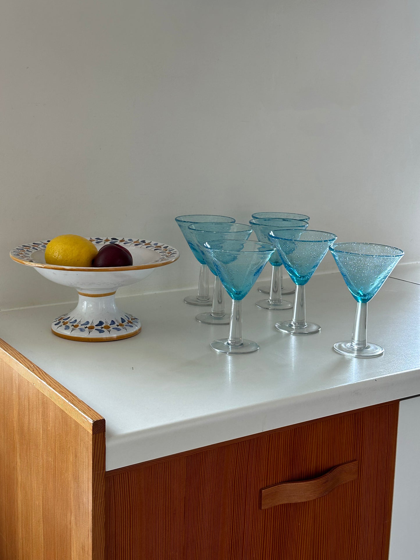 Set of 7 Cocktail Glasses