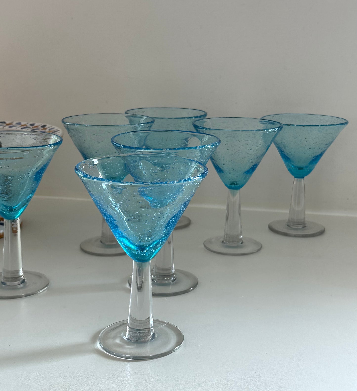 Set of 7 Cocktail Glasses