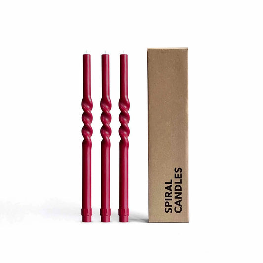 Candle Kiosk Spiral Taper Candles