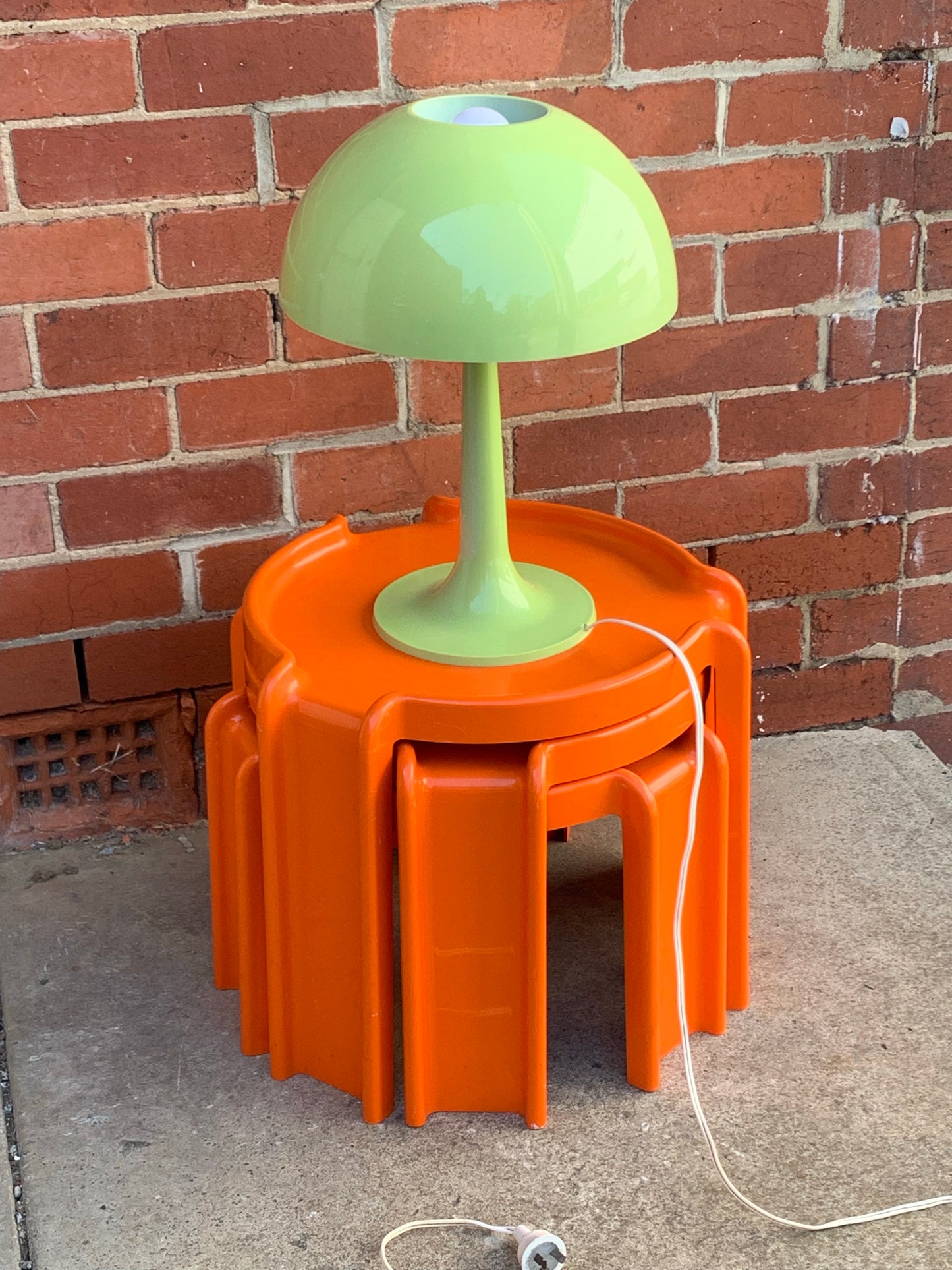 Green Mushroom Lamp
