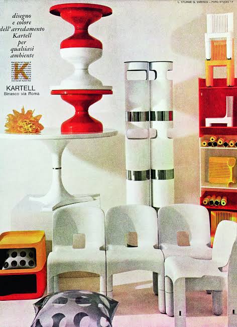 Joe Colombo Stacking Chairs for Kartell