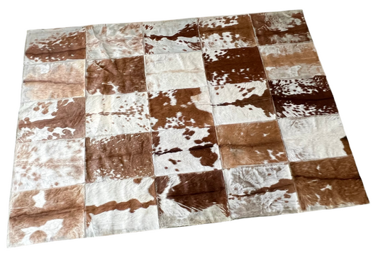 Patchwork Cow Hide Rug