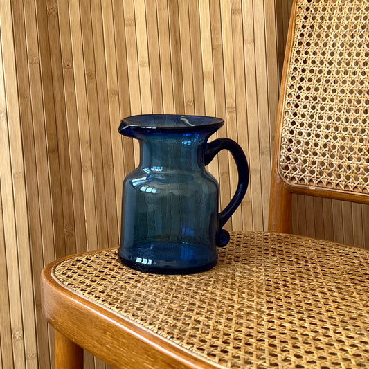 Blue Glass Jug