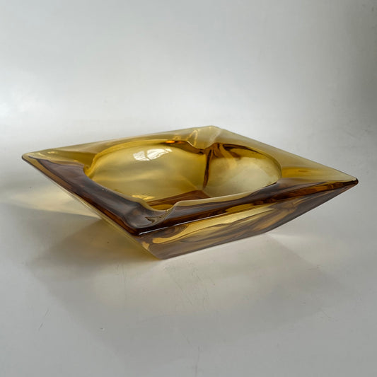 Amber Ashtray