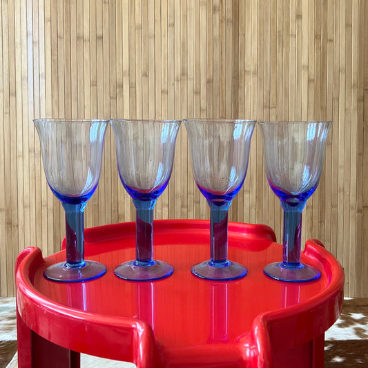 Blue Wine Glasses