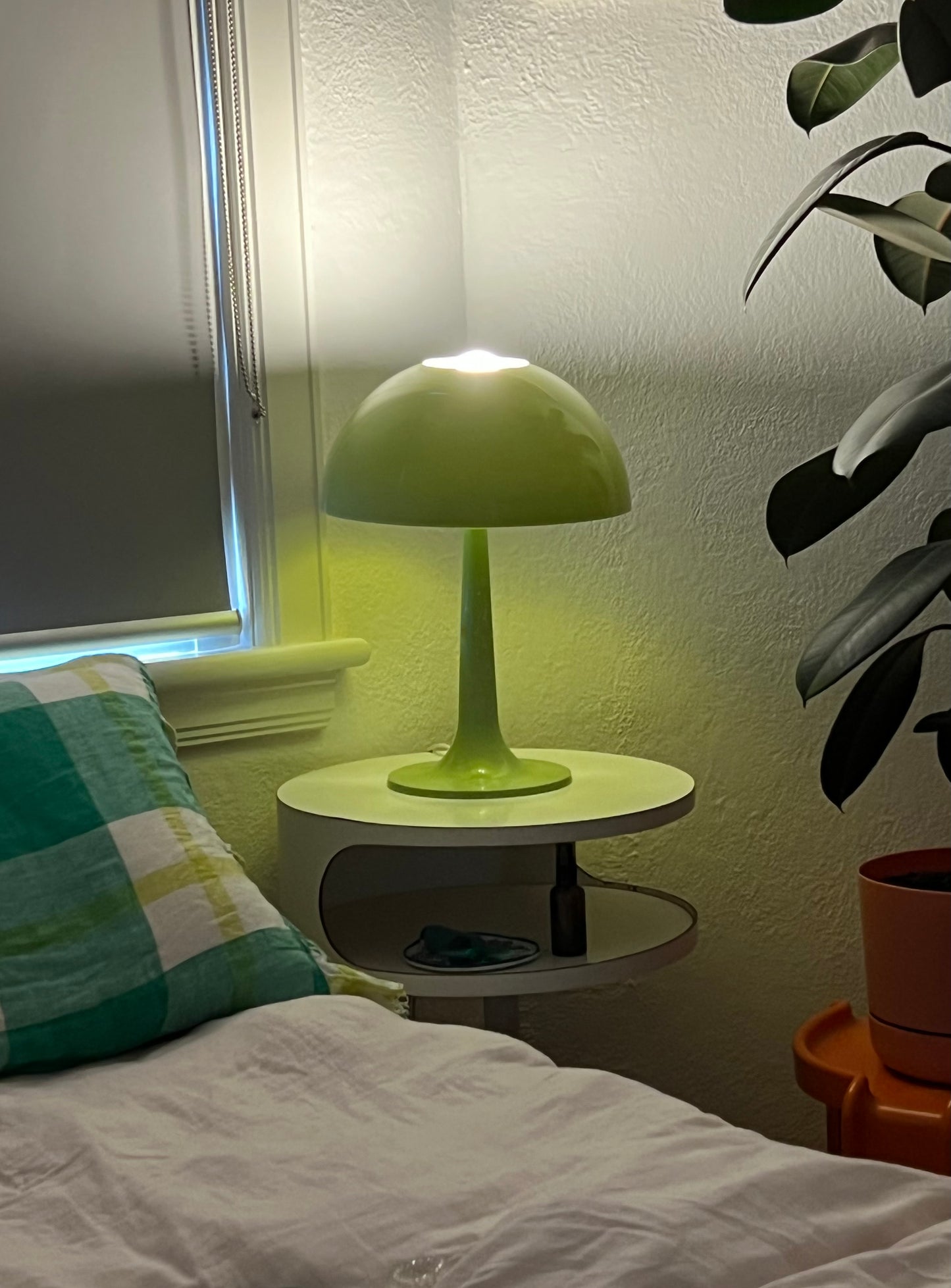 Green Mushroom Lamp (pair available)