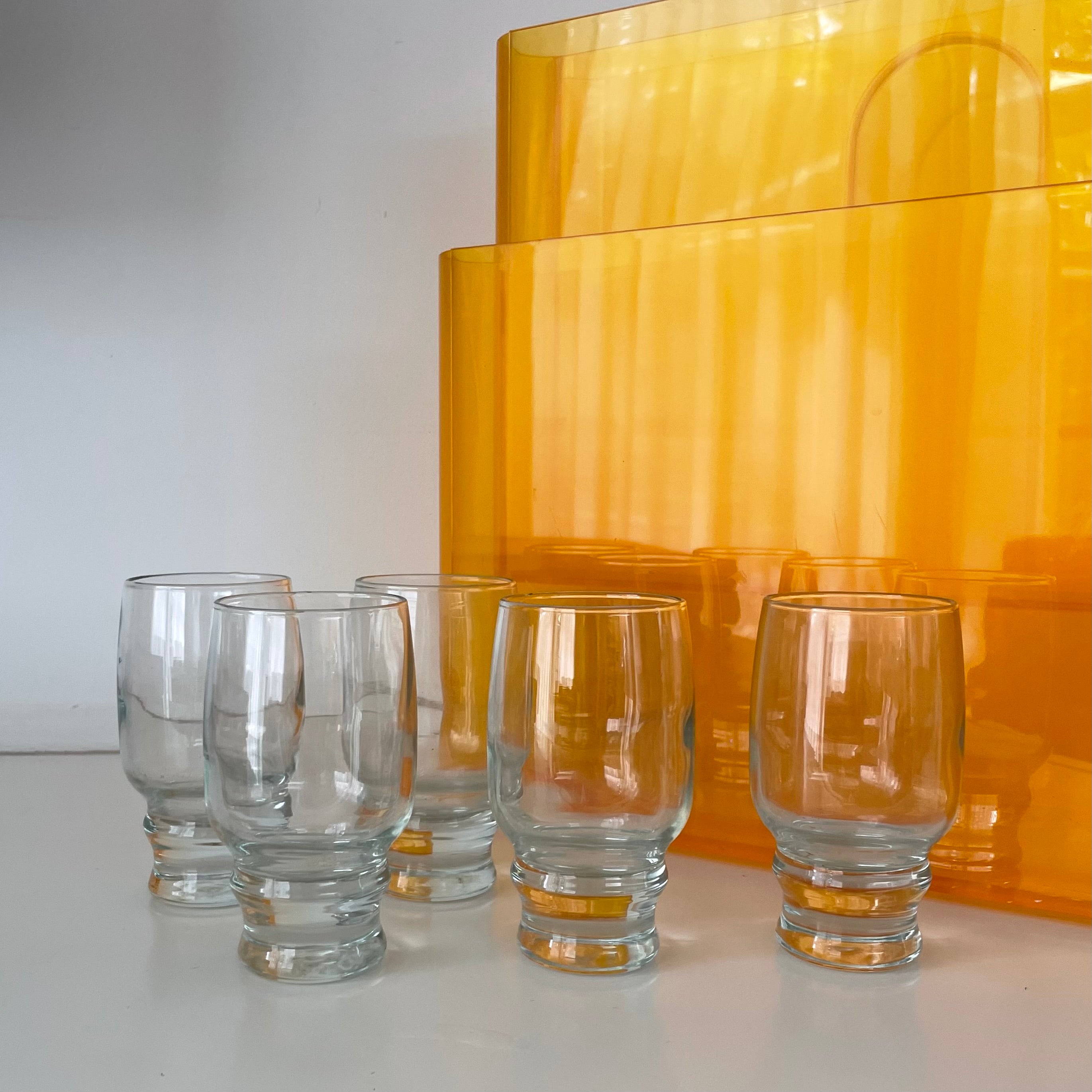 Heavy Bottom Drinking Glasses Didi and Dora