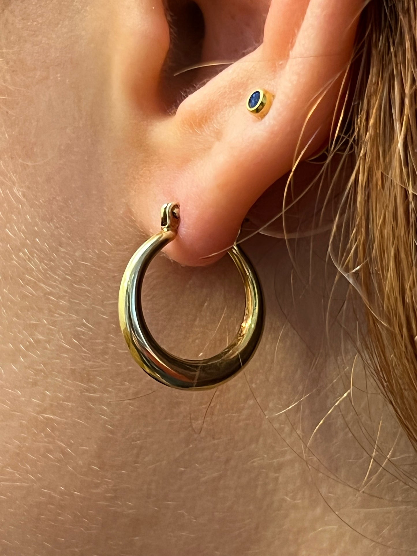 9CT Gold Mini Hoop Earrings