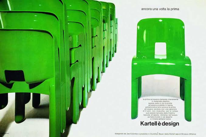 Joe Colombo Stacking Chairs for Kartell