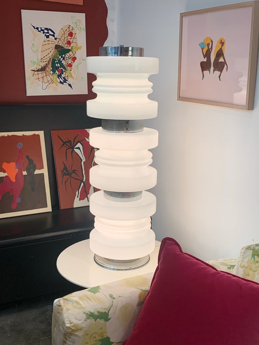 Italian Murano Glass Floor Lamp