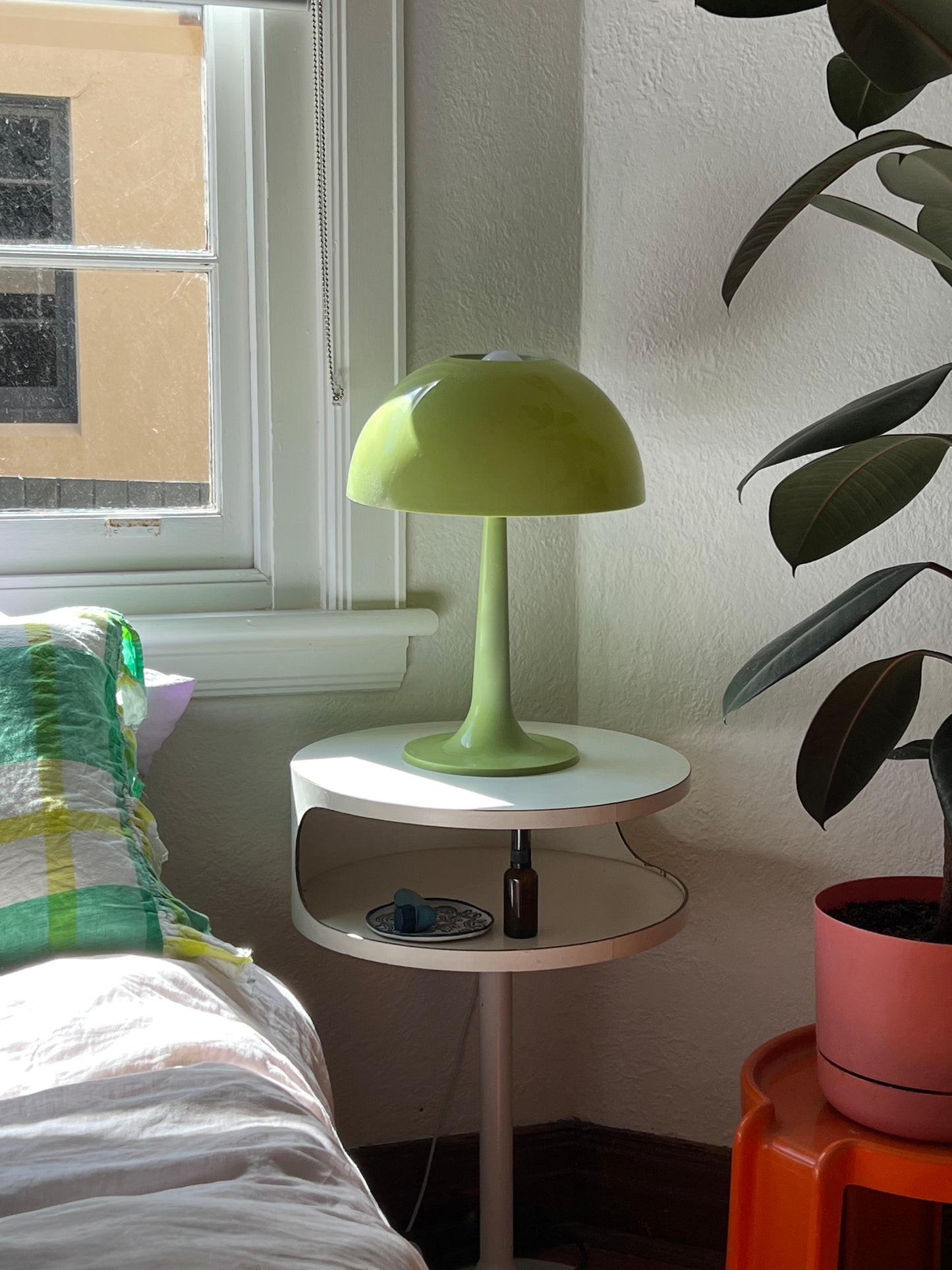 Green Mushroom Lamp (pair available)