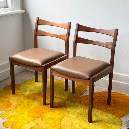 Tasmanian Blackwood Ladder Back Dining Chairs