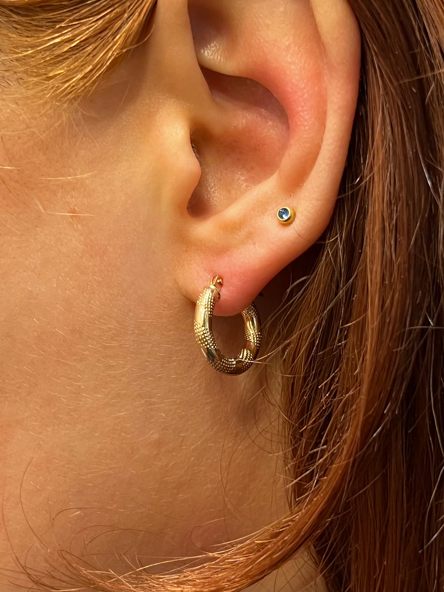 9CT Gold Mini Hoop Earrings