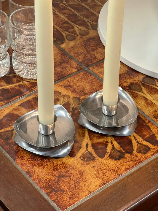 Denmark Stainless Steel Candlesticks