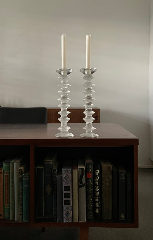 Iittala '8 ring' Festivo Candlesticks