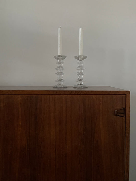 Iittala '4 ring' Festivo Candlesticks